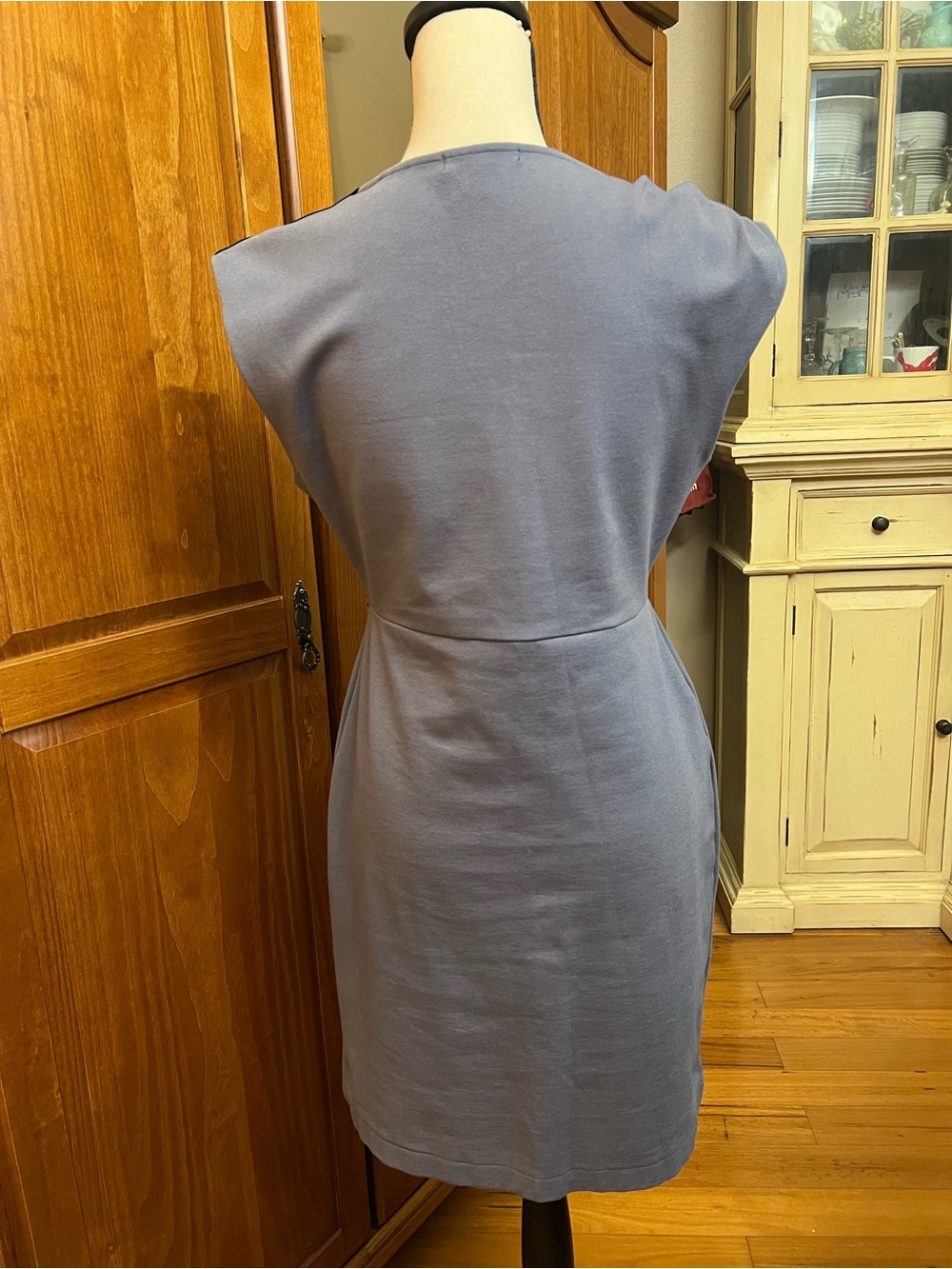 Banana Republic Sleeveless Midi Dress in Slate Blue - Picture 8 of 12